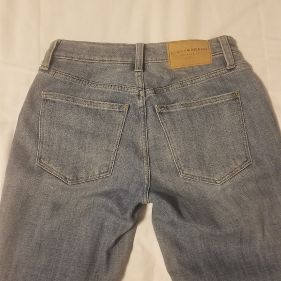 1990 est. Lucky Brand Jeans Size 2/26 R. Color Light Blue - Picture 5 of 9